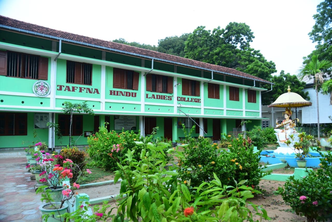 Front view of Jaffna Hindu Ladies College